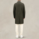 Cappotto uomo in Lana Moss Green C9109 MLK 609 MOSS GREEEN HARRIS WHARF LONDON 