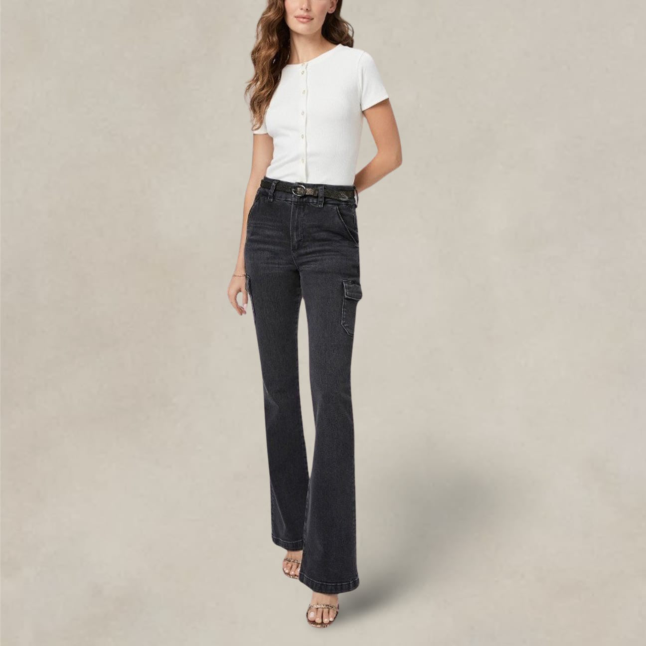 Jeans utility Dion Nero<BR/> 8651B80 B029 DION WB029 OBLIVION PAIGE 
