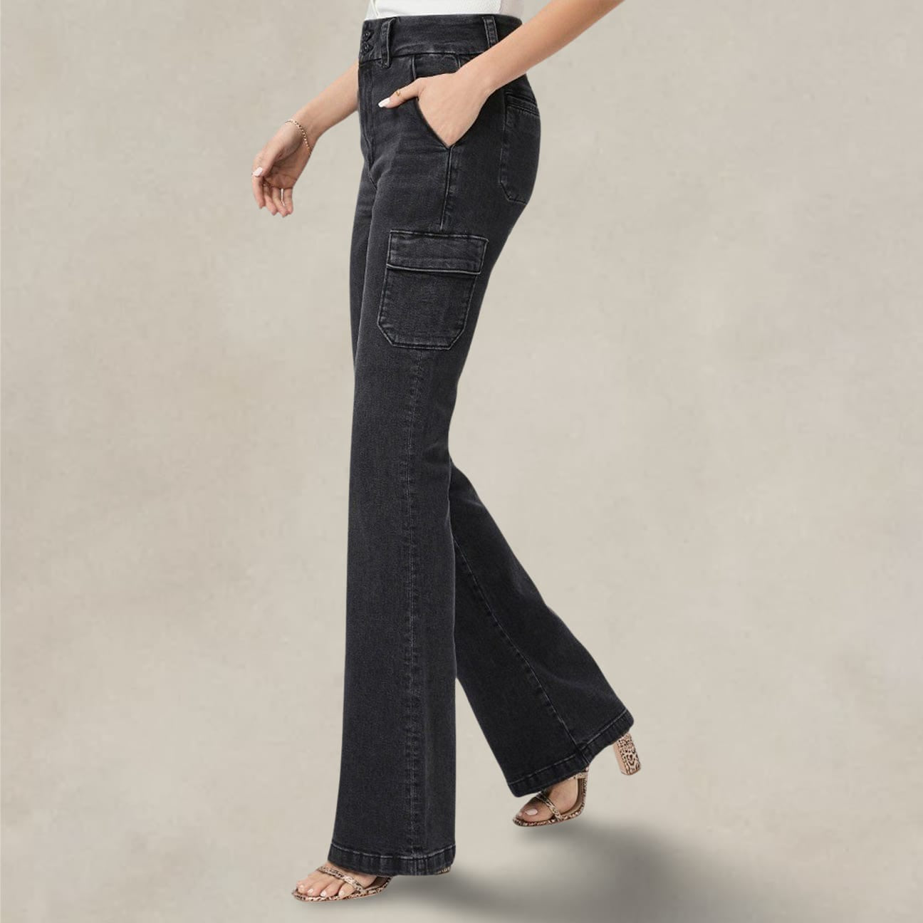Jeans utility Dion Nero<BR/> 8651B80 B029 DION WB029 OBLIVION PAIGE 
