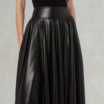 Gonna in ecopelle Nero 01087140 555 NERO PHILOSOPHY 