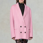 Giacca oversize in lana double 0610 5759 A0222 ROSA PHILOSOPHY 