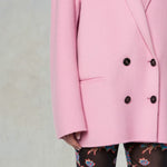 Giacca oversize in lana double 0610 5759 A0222 ROSA PHILOSOPHY 