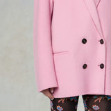 Giacca oversize in lana double 0610 5759 A0222 ROSA PHILOSOPHY 
