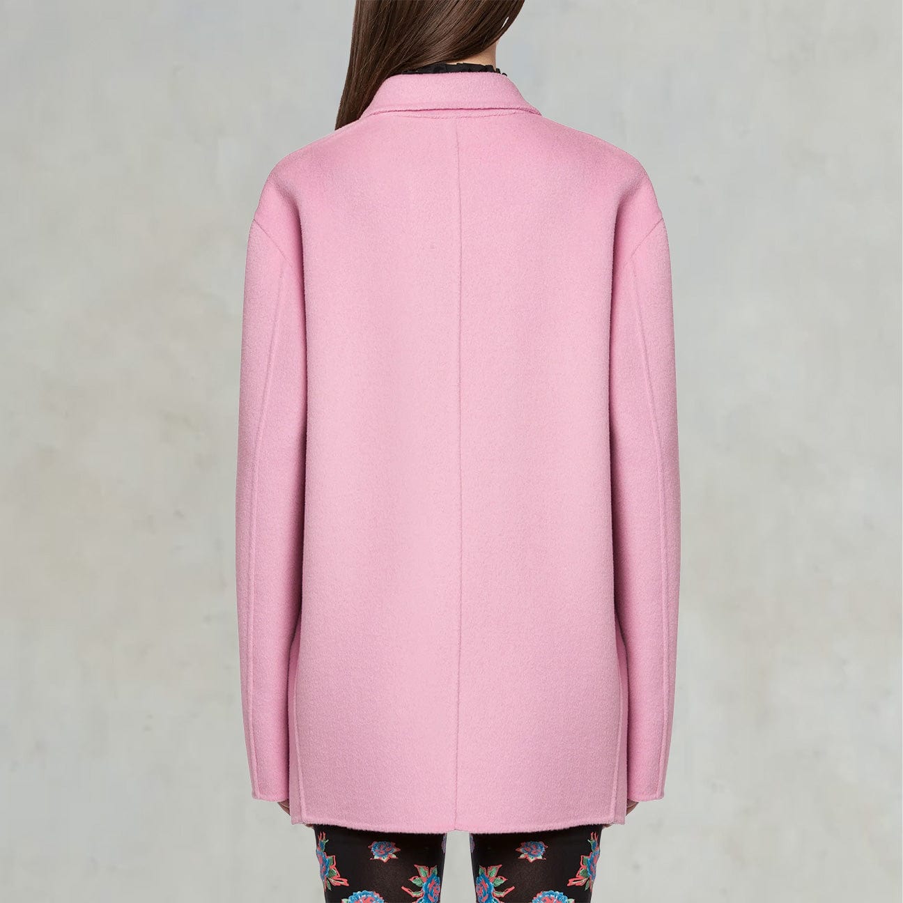 Giacca oversize in lana double 0610 5759 A0222 ROSA PHILOSOPHY 