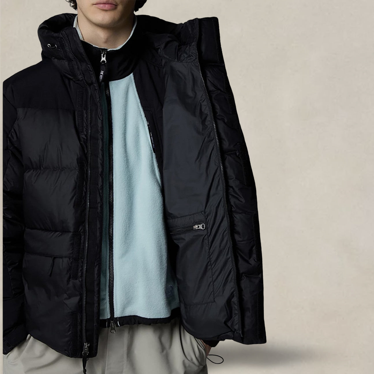 Piumino uomo Himalayan Nero NF0A4QYXJK31 TNF BLACK THE NORTH FACE 