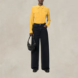 Camicia Slim Signature Apricot<BR/> Q23E231 SLIM SIG APRICOT EQUIPMENT 