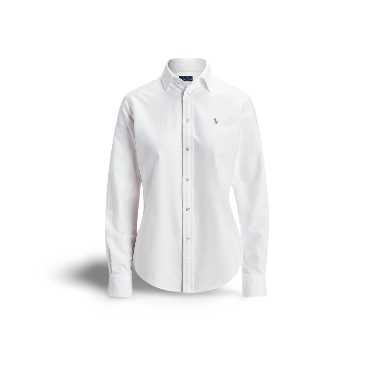 Camicia classica in oxford Bianco<BR/> 211891377 003 WHITE POLO RALPH LAUREN 