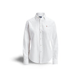 Camicia classica in oxford Bianco<BR/> 211891377 003 WHITE POLO RALPH LAUREN 