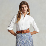 Camicia classica in oxford Bianco<BR/> 211891377 003 WHITE POLO RALPH LAUREN 