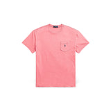 T-Shirt con taschino Rosa<BR/> 7108357560 015 DESERT ROSE POLO RALPH LAUREN 