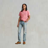 T-Shirt con taschino Rosa<BR/> 7108357560 015 DESERT ROSE POLO RALPH LAUREN 