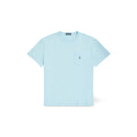T-Shirt con taschino Azzurro<BR/> 7108357560 016 POW BLUE POLO RALPH LAUREN 