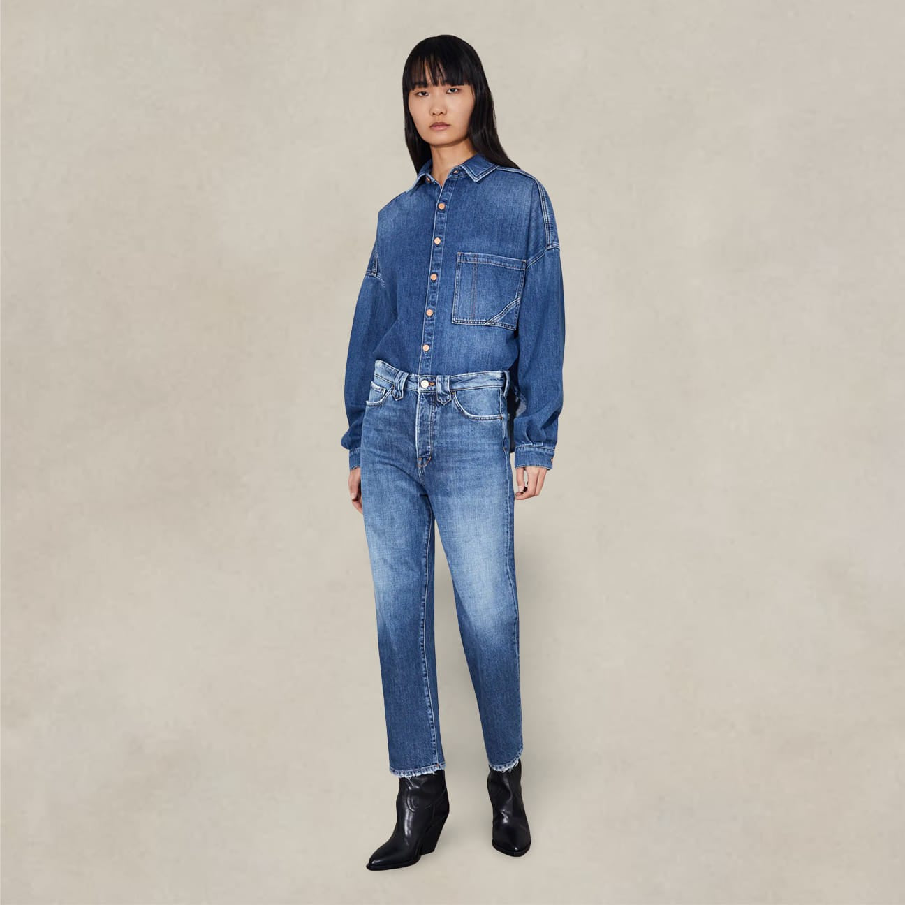 3X1 Jeans donna Sabrina Girlfriedn Yoke