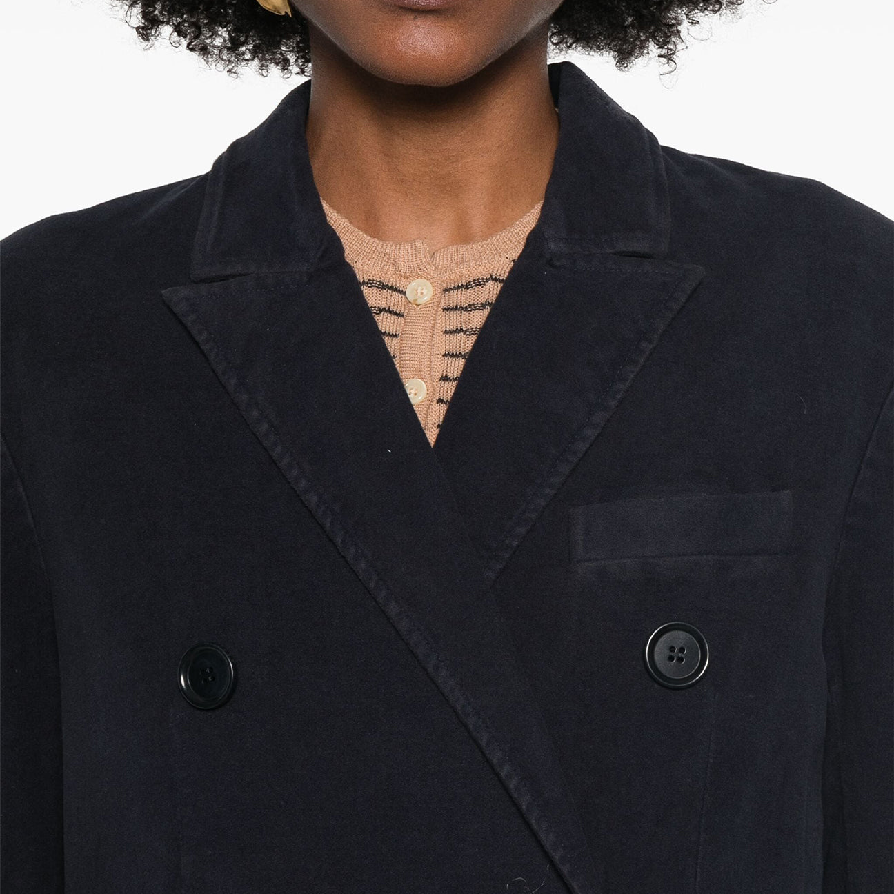 Blazer donna over in fustagno Blue 0931 G549 098 BLUE ASPESI 