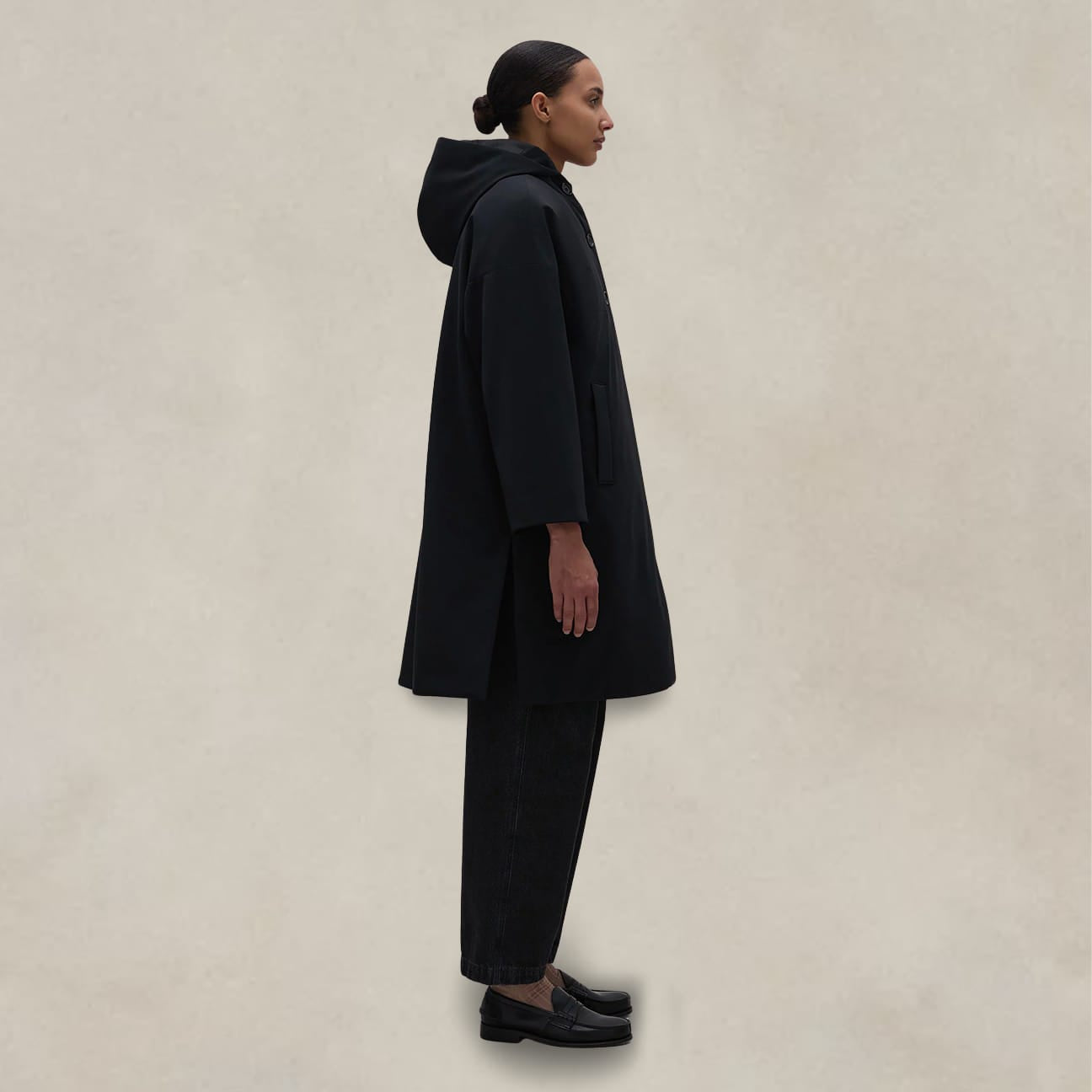Cappotto donna Sheena in twill Nero 4N35 P503 241 NERO ASPESI 