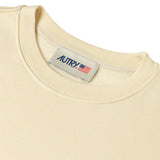 Felpa uomo girocollo Avorio A200SWPM 01JS BIANCO AUTRY 