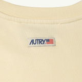 Felpa uomo girocollo Avorio A200SWPM 01JS BIANCO AUTRY 