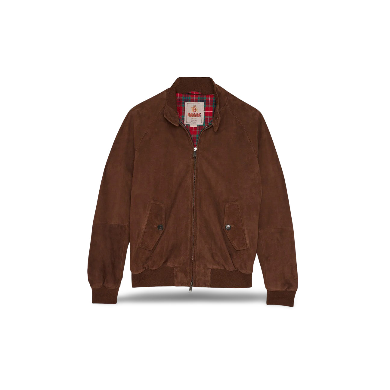 Giubbotto uomo G9 in pelle scamosciata Chocolate BRCPS0090 711 CHOCOLATE BARACUTA 