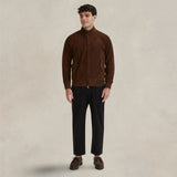 Giubbotto uomo G9 in pelle scamosciata Chocolate BRCPS0090 711 CHOCOLATE BARACUTA 