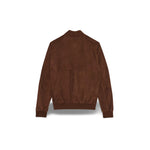 Giubbotto uomo G9 in pelle scamosciata Chocolate BRCPS0090 711 CHOCOLATE BARACUTA 