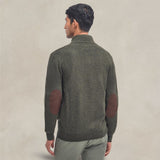 Cardigan uomo Patch Seaweed MKN0731 GN73 SEAWEED BARBOUR 