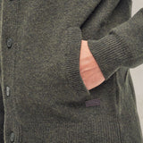 Cardigan uomo Patch Seaweed MKN0731 GN73 SEAWEED BARBOUR 