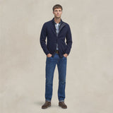 Cardigan uomo Patch Blue MKN0731 NY91 NAVY BARBOUR 