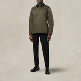 Giacca uomo trapuntata Liddesdale Olive MQU0240 OL71 OLIVE BARBOUR 