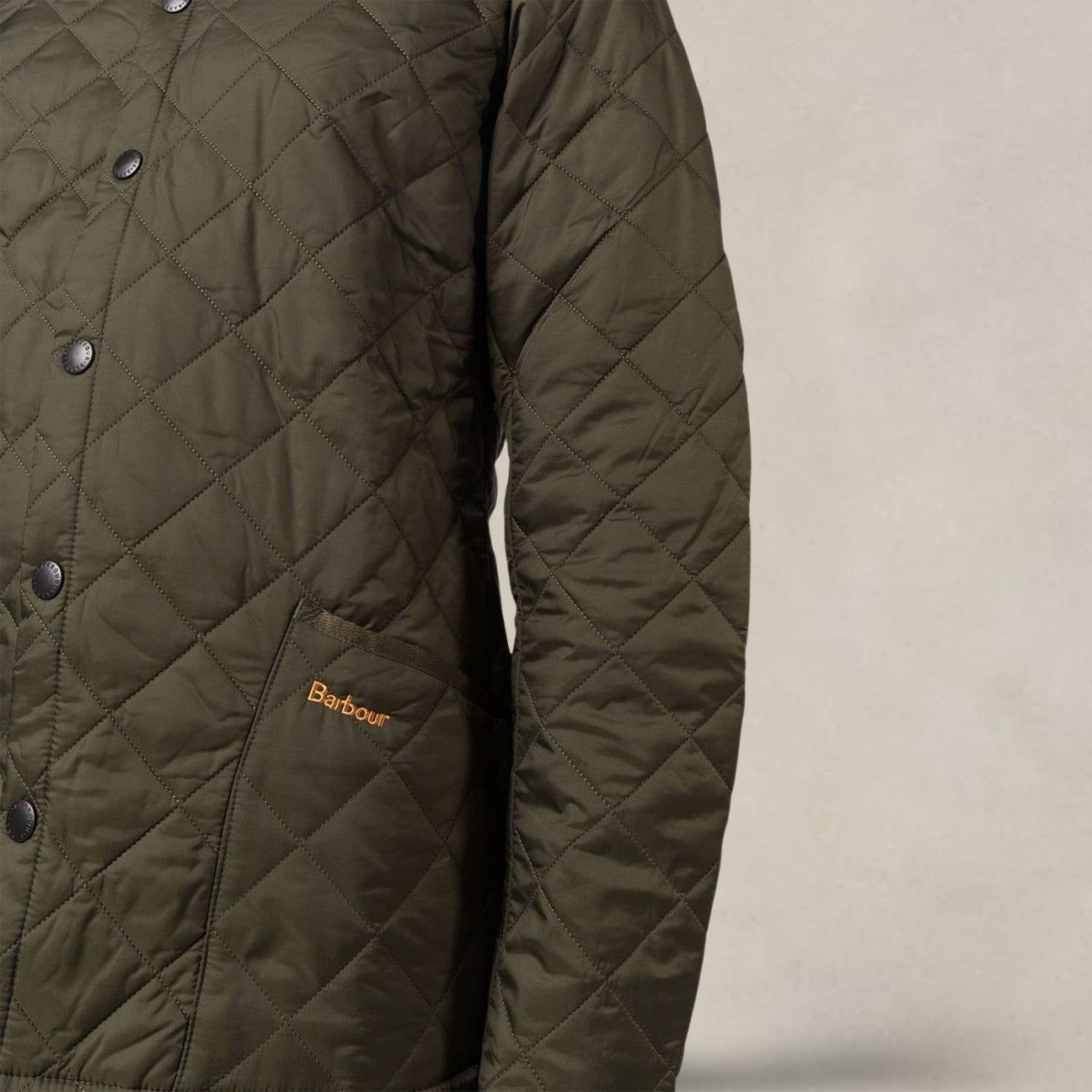 Giacca uomo trapuntata Liddesdale Olive MQU0240 OL71 OLIVE BARBOUR 