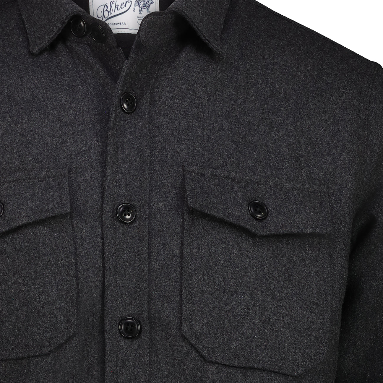 Overshirt uomo Hunter Grigio 5003 HUNTER GREY BL'KER 