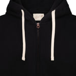 Felpa uomo con zip e cappuccio Nero BLKM4004 PRINCENTON BLACK BL'KER 