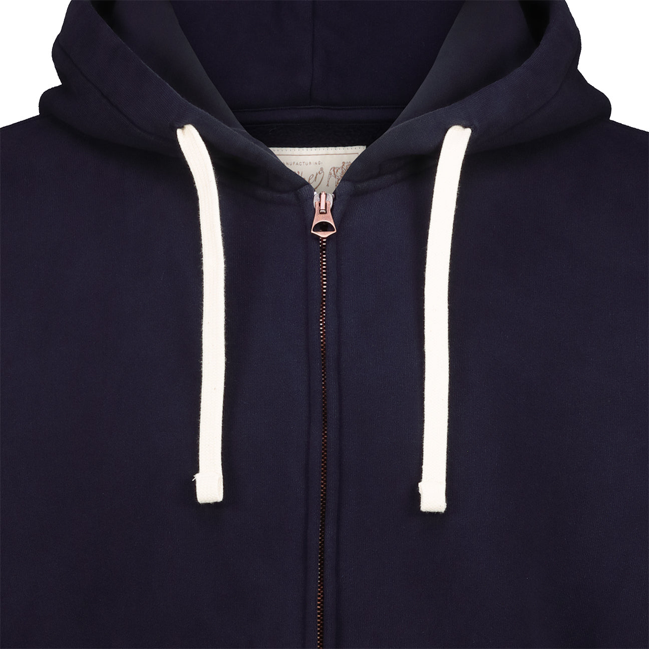 Felpa uomo con zip e cappuccio Blue BLKM4004 PRINCENTON NAVY BL'KER 