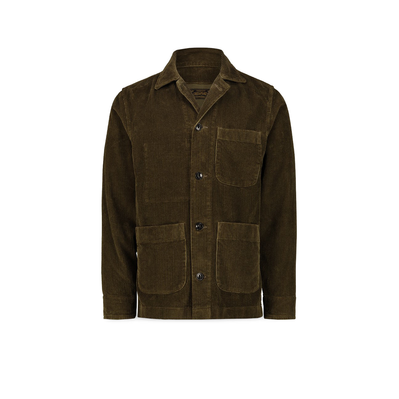 Giacca da uomo in velluto Overland Verde Miliatre ST MALO VELLUTO ARMY CHESAPEAKE'S 