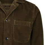 Giacca da uomo in velluto Overland Verde Miliatre ST MALO VELLUTO ARMY CHESAPEAKE'S 