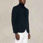 Giacca monopetto in jersey Blue CN4440 851 BLUE CIRCOLO1901 