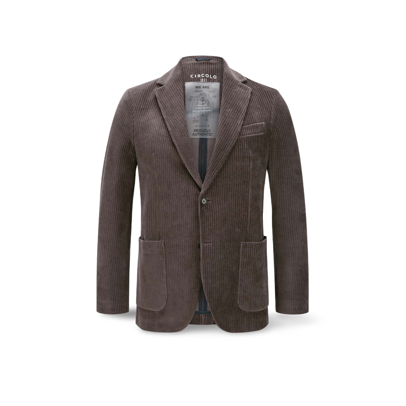 Giacca uomo in velluto Marrone CN4482 772 PELTRO CIRCOLO1901 