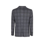 Giacca uomo in lana a quadri Blue CN4585 001 BLUE CIRCOLO1901 