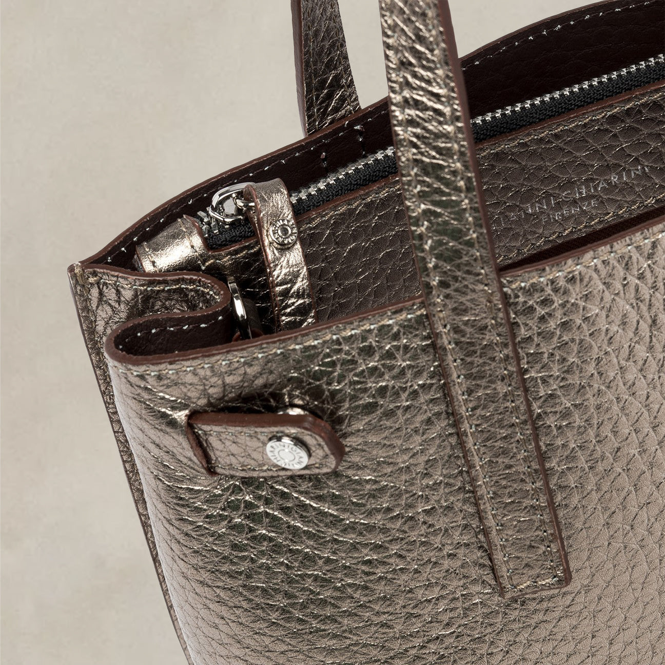 Borsa in pelle Altea Peltro BS10965 RNGDBL 13626 PELTRO T ,ORO GIANNI CHIARINI 