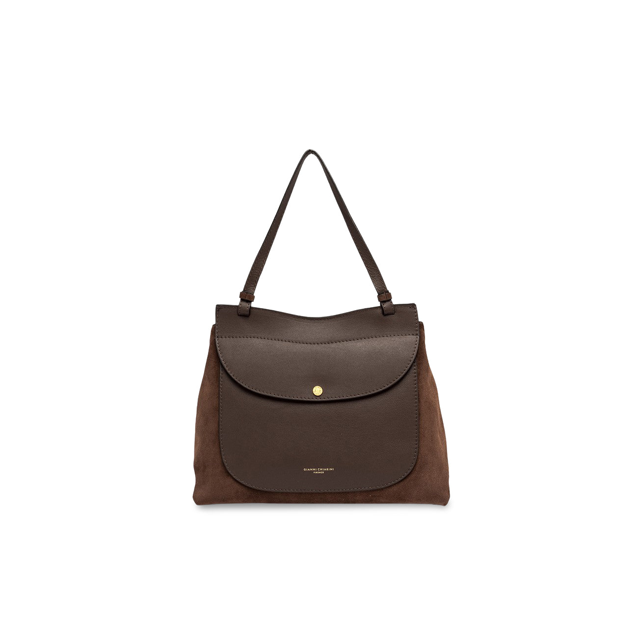 Borsa Marlene in camoscio Marrone BS11160 CMPL 2196 CHOCOLATE GIANNI CHIARINI 