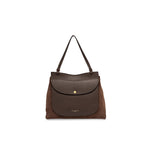 Borsa Marlene in camoscio Marrone BS11160 CMPL 2196 CHOCOLATE GIANNI CHIARINI 