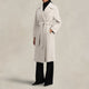 Cappotto Maxi in seta e lana A1266MEZ EZ01 GREY HARRIS WHARF LONDON 