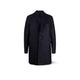 Cappotto uomo midi monopetto Blue C9109 MLK BLUE HARRIS WHARF LONDON 