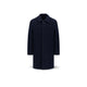Cappotto uomo in boucle' Blue C9109 MWE 358 BLUE HARRIS WHARF LONDON 