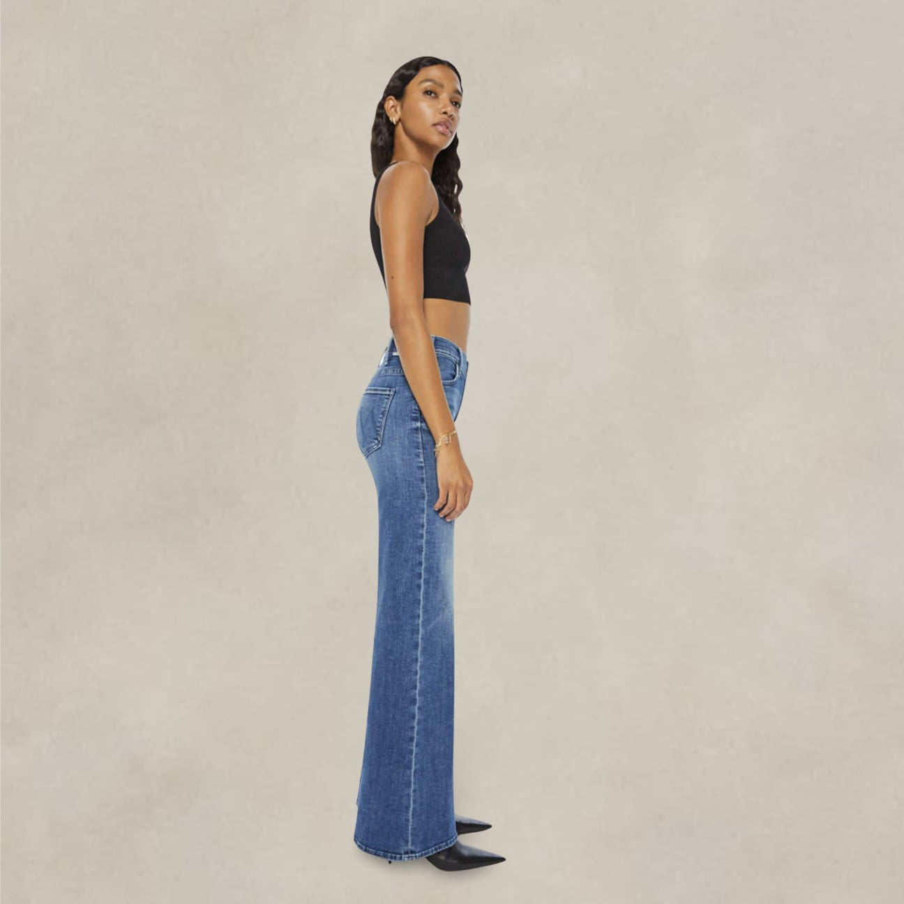 Jeans The Hustler Roller Skimp 10447104 CVG DENIM MOTHER 