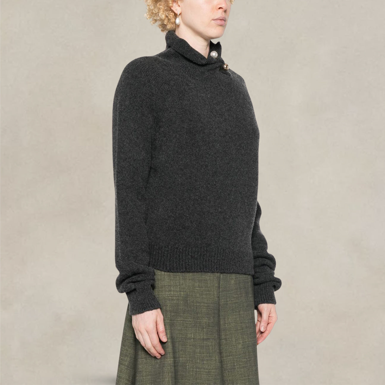 Maglione donna in misto cashmere Grigio 242C0907 7102 516 GRIGIO PHILOSOPHY 