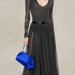 Clutch Lauren in duchesse Bluette 242C3102 7174 0299 BLUETTE PHILOSOPHY 
