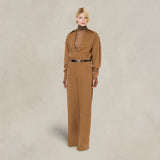 Blusa in tropical wool Beige 242G 0206 5727 0096 MARRONE PHILOSOPHY 