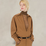 Blusa in tropical wool Beige 242G 0206 5727 0096 MARRONE PHILOSOPHY 