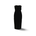 Abito bustier in crepe Nero 242G 0444 5721 0555 NERO PHILOSOPHY 