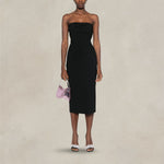 Abito bustier in crepe Nero 242G 0444 5721 0555 NERO PHILOSOPHY 